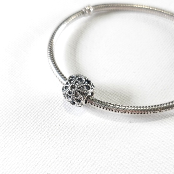 Pandora Jewelry - Open Work Rose's Authentic Pandora Charm